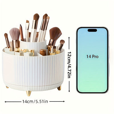 Organiseur pivotant à 360° pour cosmétiques et accessoires