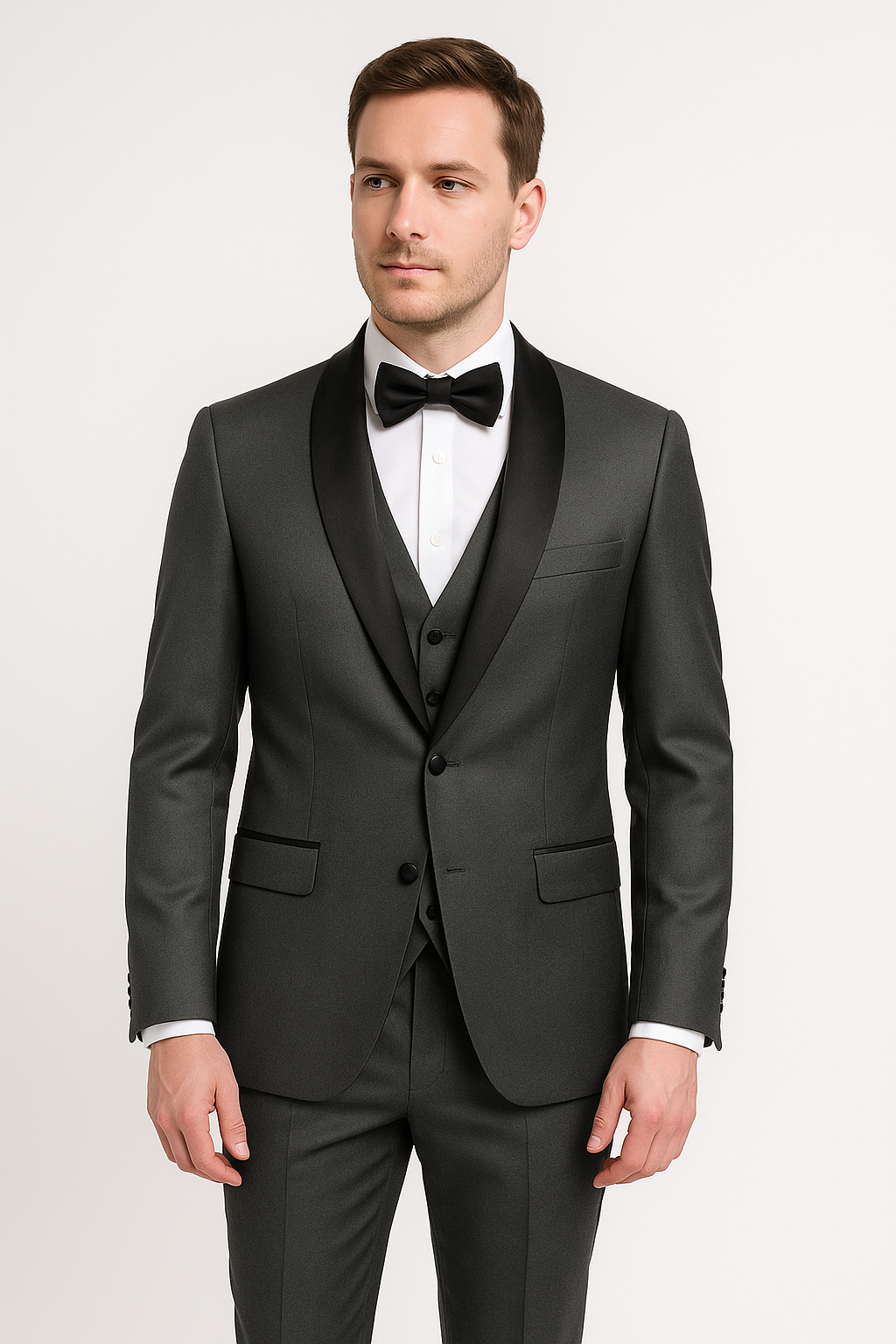 Ensemble de costume 3 pièces slim fit pour homme | Costume élégant pour les occasions formelles
