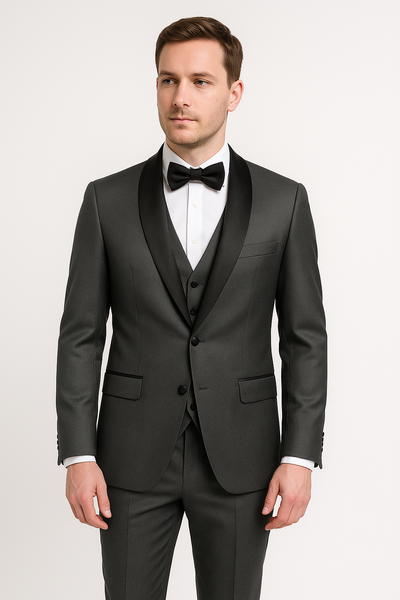 Ensemble de costume 3 pièces slim fit pour homme | Costume élégant pour les occasions formelles