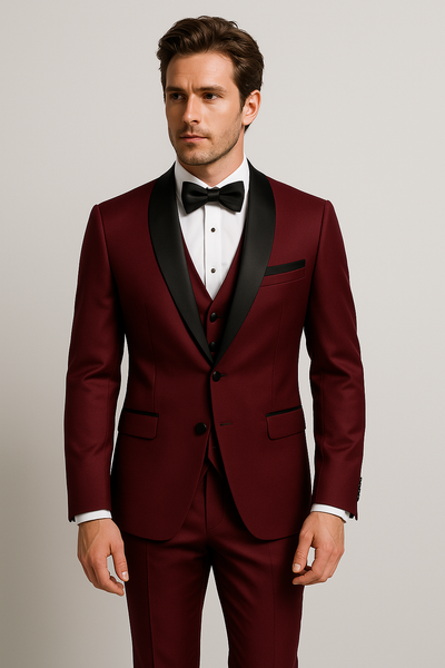 Ensemble de costume 3 pièces slim fit pour homme | Costume élégant pour les occasions formelles