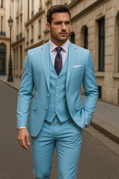Eric | Ensemble de costume formel pour homme 3 pièces | Élégant, polyvalent & confortable