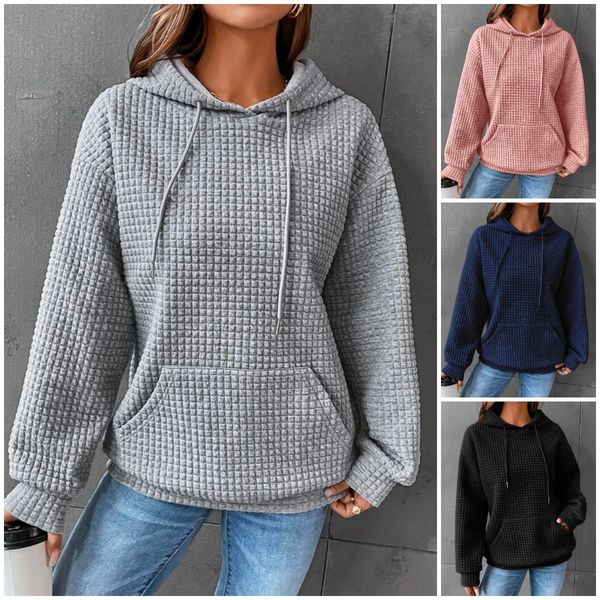 Sweat à capuche simple et décontracté pour femme