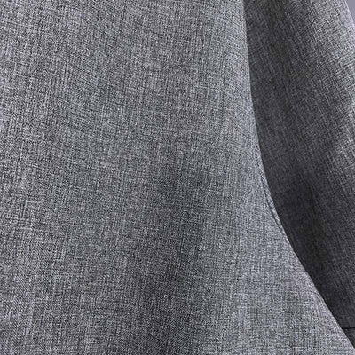 Chemise homme - Fermeture par boutons - Mélange respirant de coton et de lin - Coupe régulière - Manches courtes