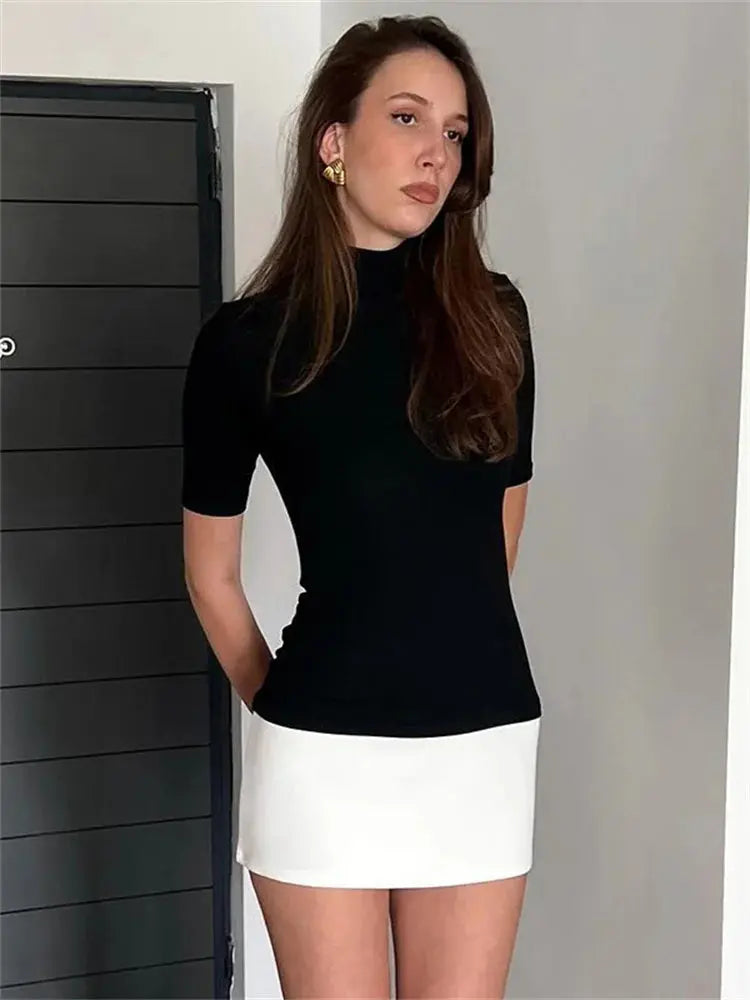 Automne - Mini robe femme ajustée Effortlessly Chic
