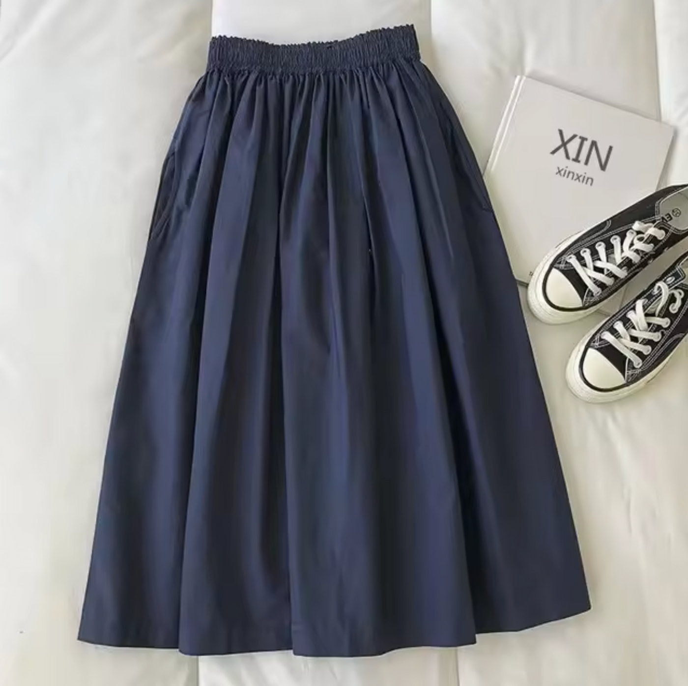 ANYA | Jupe large à taille haute