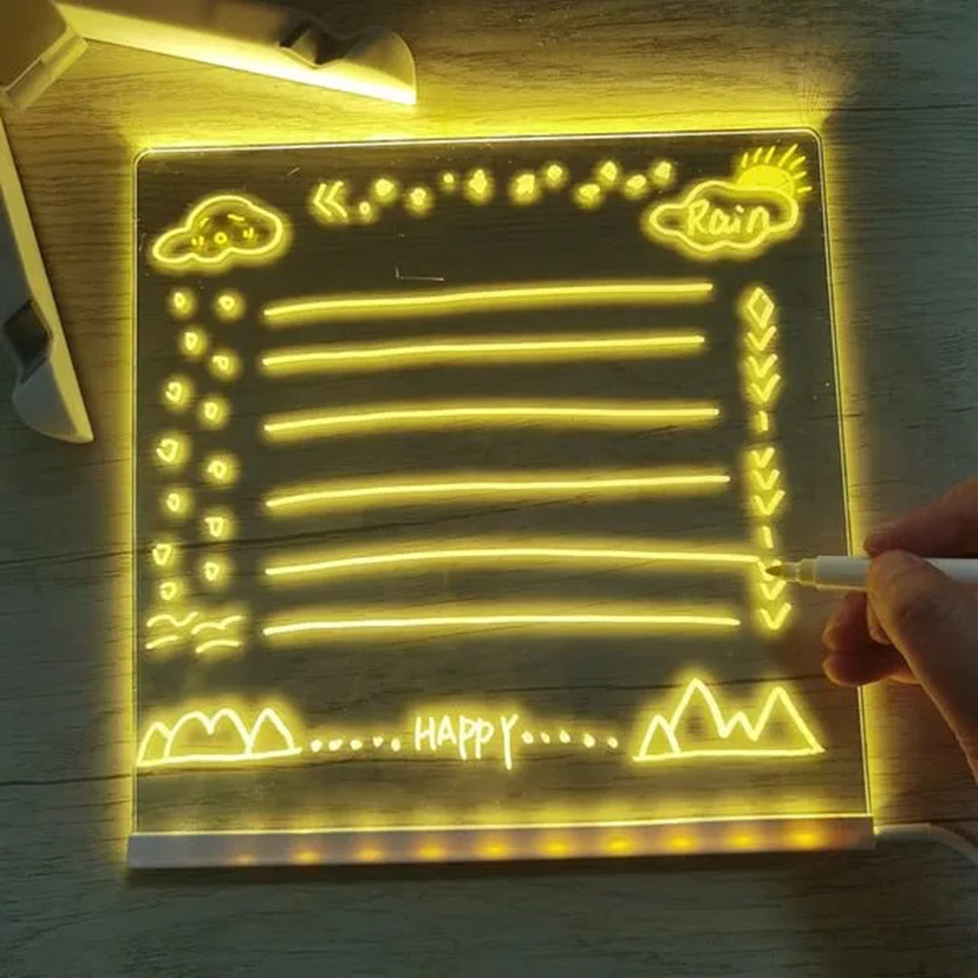 Bloc-notes LED avec couleurs