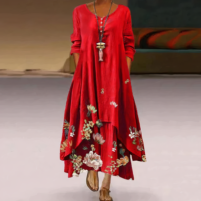 Robe élégante en coton - Durable, respirante, essentielle à la garde-robe en toute saison
