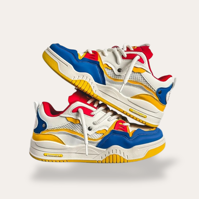 Adidași ortopedici pentru bărbați cu șireturi albe