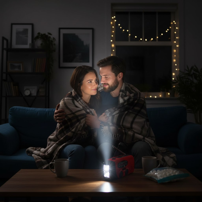 Radiotelefon ratunkowy ReadyWave | z korbką i panelem słonecznym