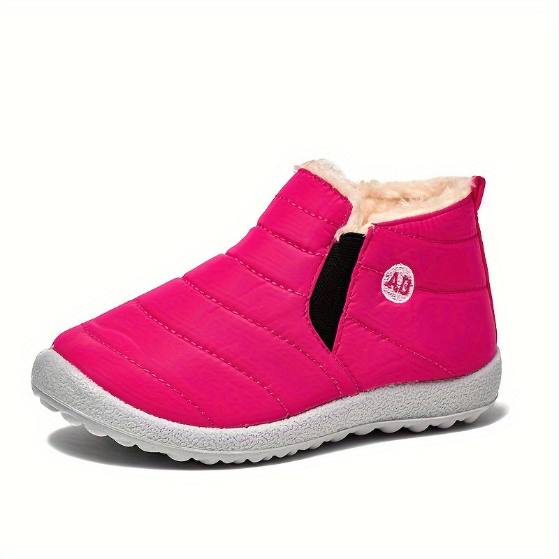 Bottines chaudes en laine polaire, antidérapantes et en peluche - Laice