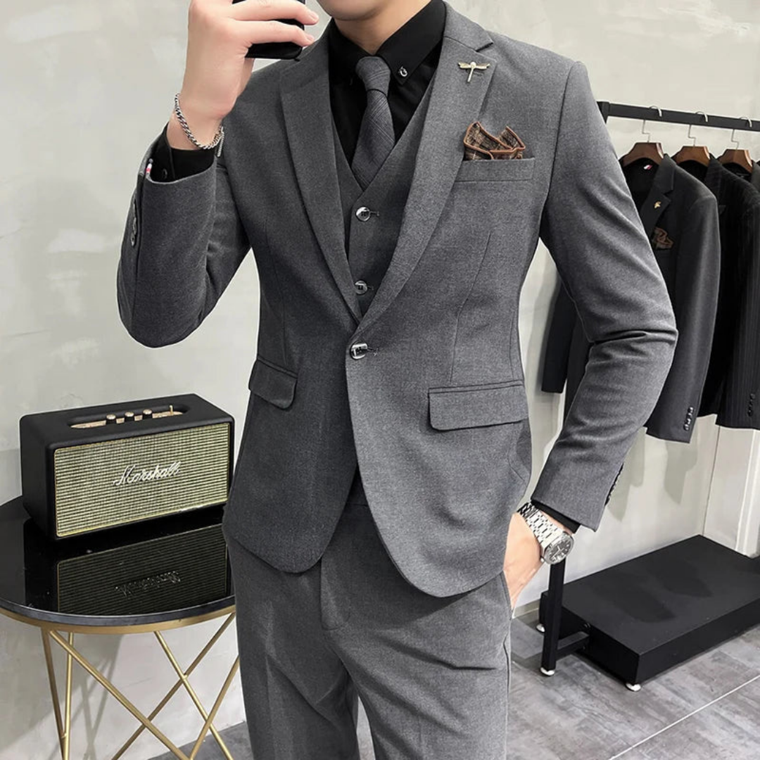 Hommes Coupe Slim Ensemble trois pièces | Formel