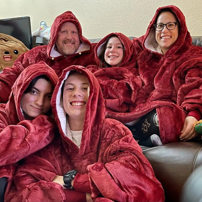 Bluza polarowa oversize - Pluszowa podszewka sherpa