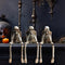 CryptSkulls | Trio de crânes en résine 3 pièces - Set de sculptures fantômes pour la décoration d'Halloween