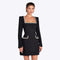 Marion | Vestido elegante con escote en U adornado con perlas para mujer