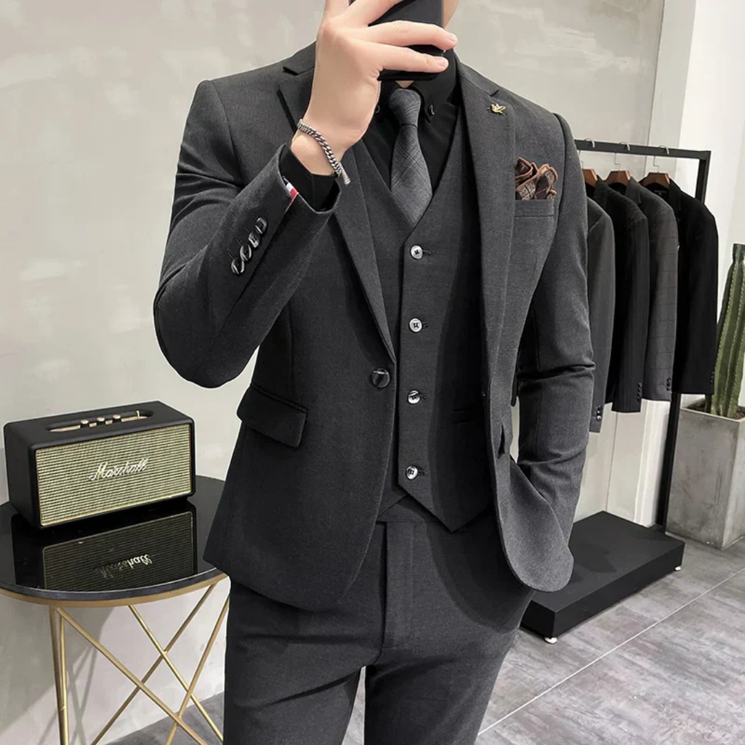 Hommes Coupe Slim Ensemble trois pièces | Formel