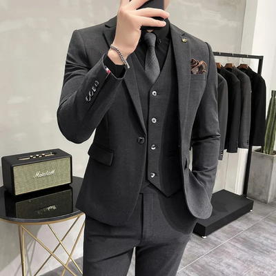 Hommes Coupe Slim Ensemble trois pièces | Formel