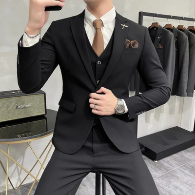 Hommes Coupe Slim Ensemble trois pièces | Formel