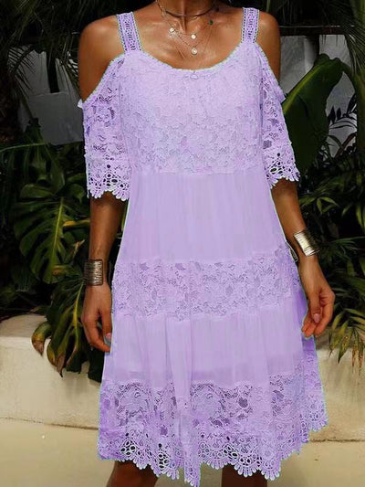 Acuza - Robe en dentelle de mousseline