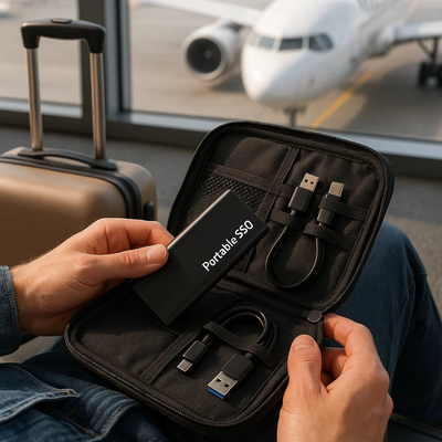 DriveBox | Kompaktowa pamięć masowa USB-C o pojemności 4 TB do pracy i podróży