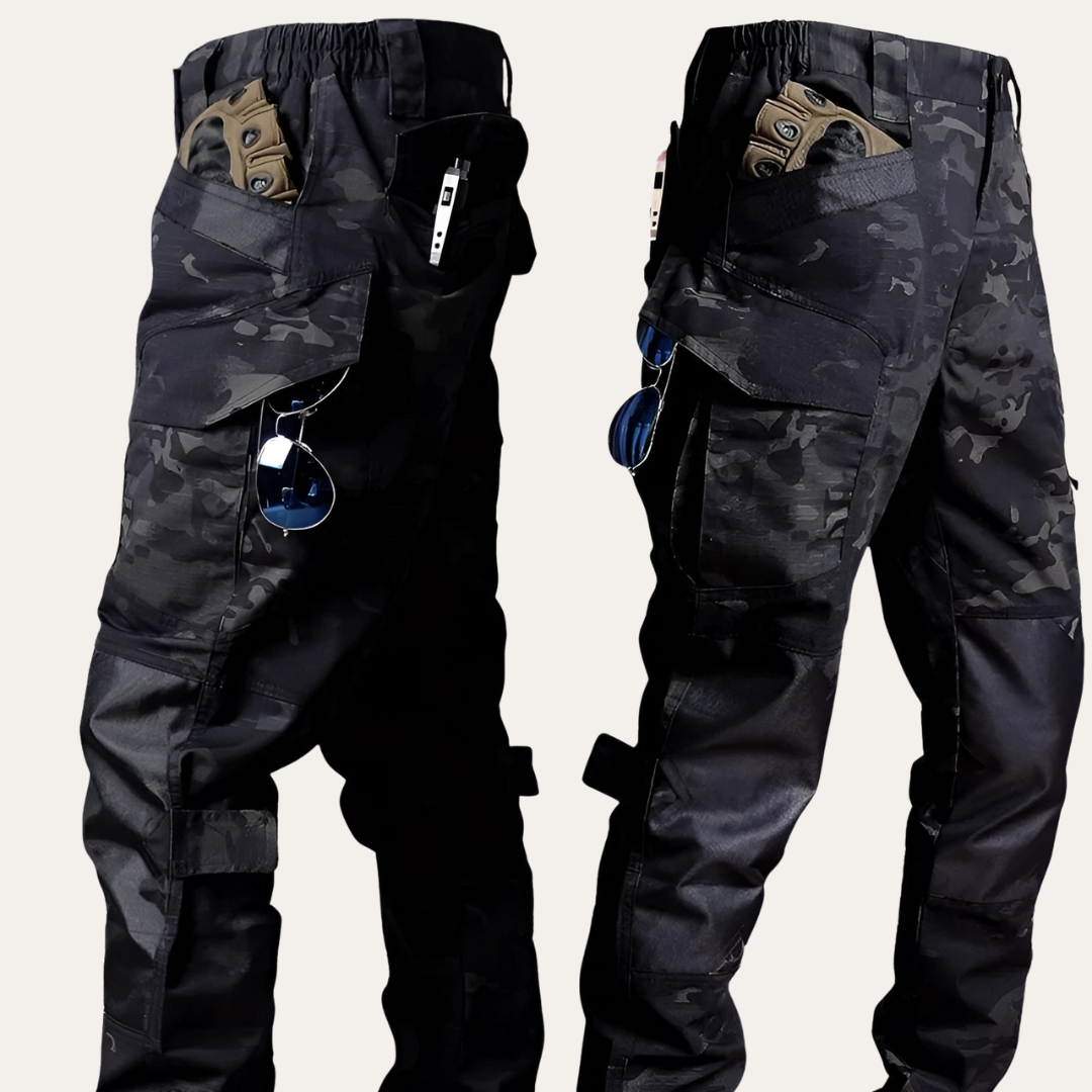 Pánská taktická výstroj s vícebarevným maskovacím designem