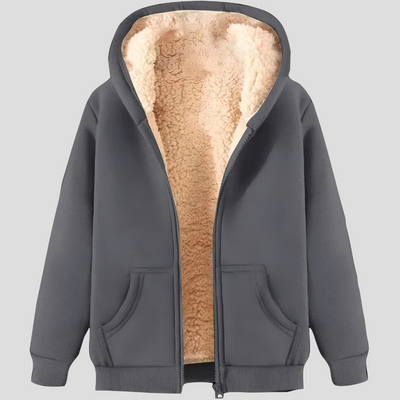 Manteau d'hiver à capuche pour hommes, doublé en polaire