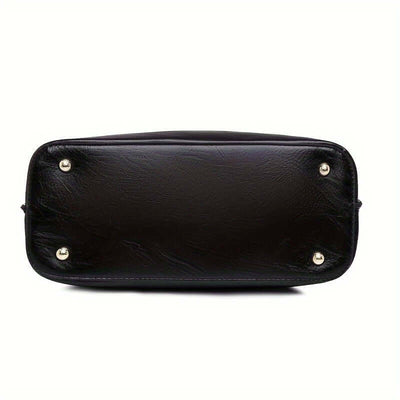 Ava Sac à main pour femmes | Élégant design bicolore | Sac à lettres en cuir