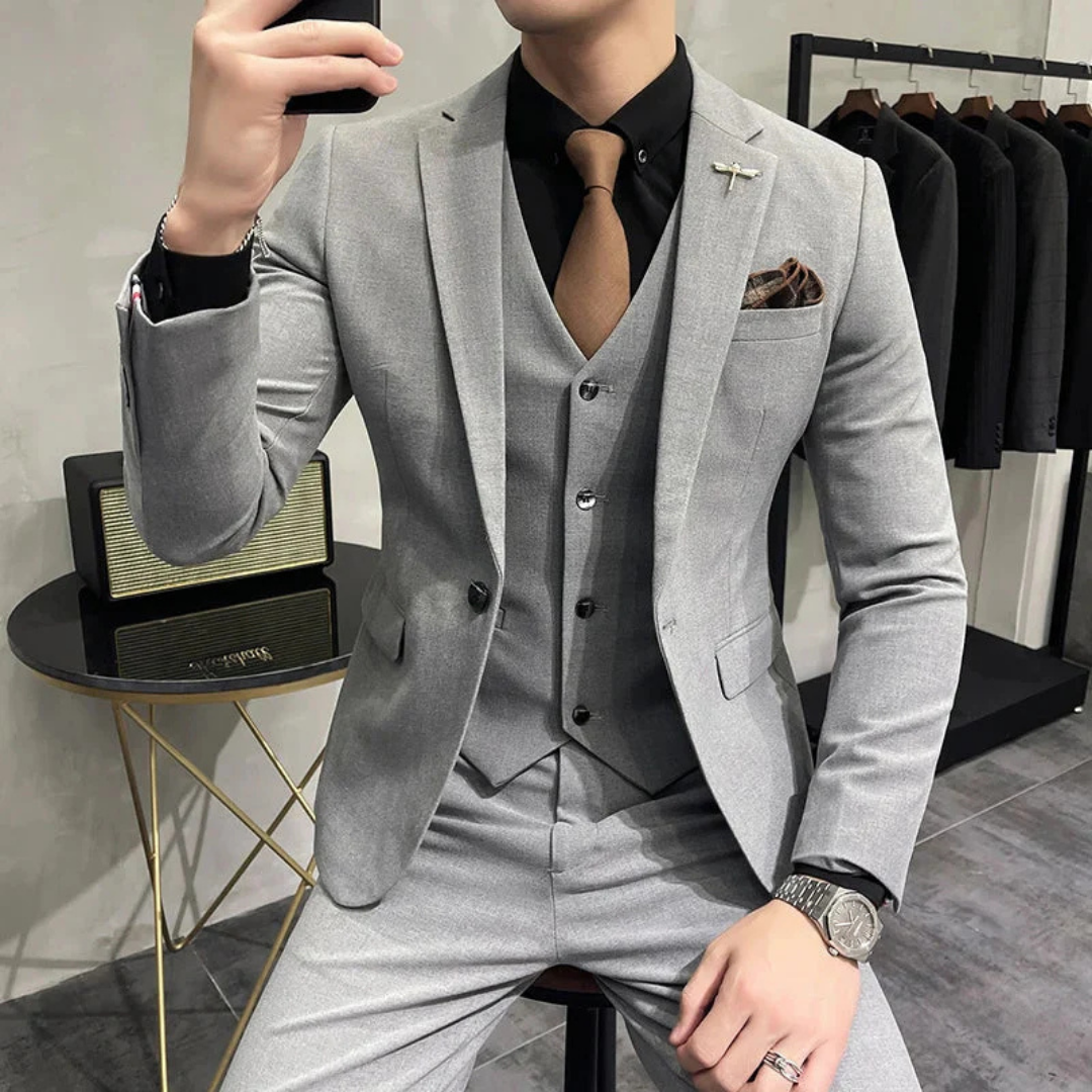 Hommes Coupe Slim Ensemble trois pièces | Formel