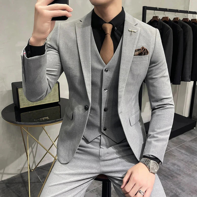 Hommes Coupe Slim Ensemble trois pièces | Formel
