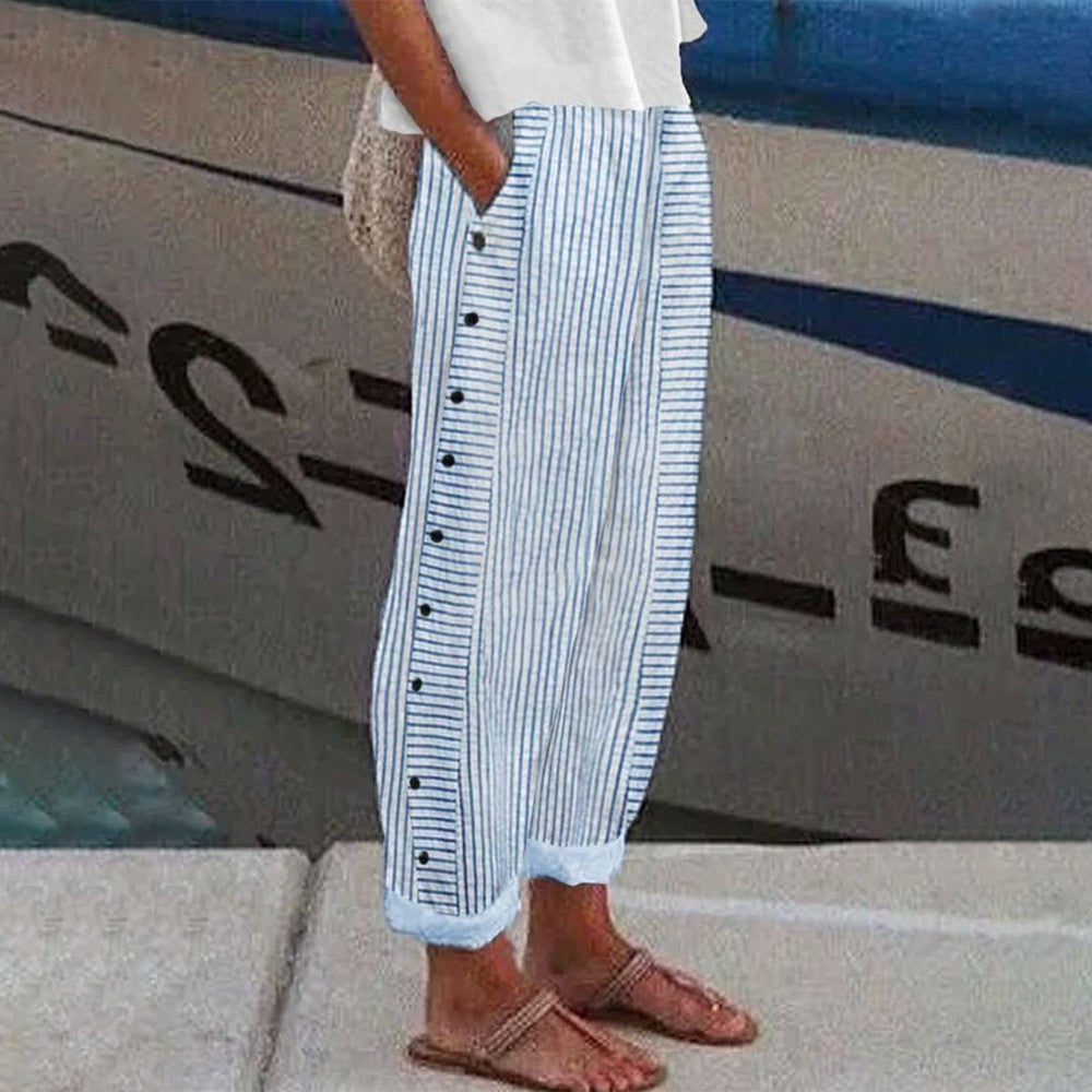 Pia - Pantalon avec Poches Latérales