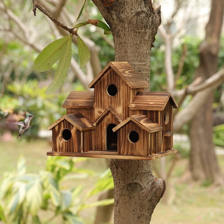 WillowNest volière en bois fonctionnelle
