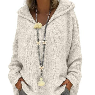 Felpa con cappuccio elegante e calda per le donne