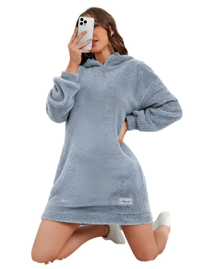 Sudadera con capucha elegante para mujer con un ajuste cálido.
