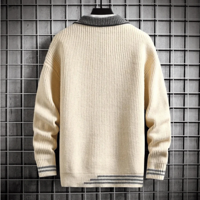 Hommes Manches Longues Pulls Chauds en Tricot | Hiver