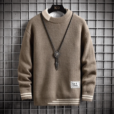Hommes Manches Longues Pulls Chauds en Tricot | Hiver