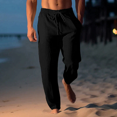 Pantalon d'été confortable pour hommes | Cordon de serrage