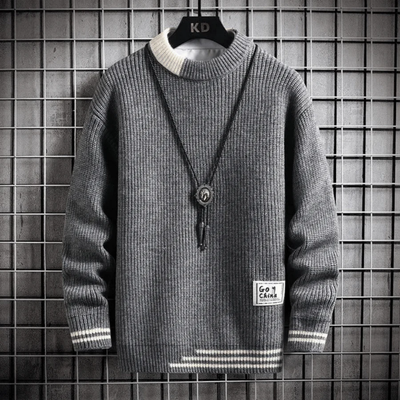 Hommes Manches Longues Pulls Chauds en Tricot | Hiver