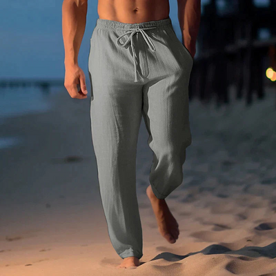 Pantalon d'été confortable pour hommes | Cordon de serrage