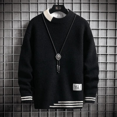 Hommes Manches Longues Pulls Chauds en Tricot | Hiver