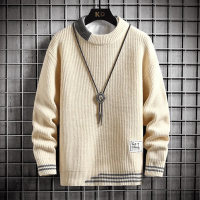 Hommes Manches Longues Pulls Chauds en Tricot | Hiver