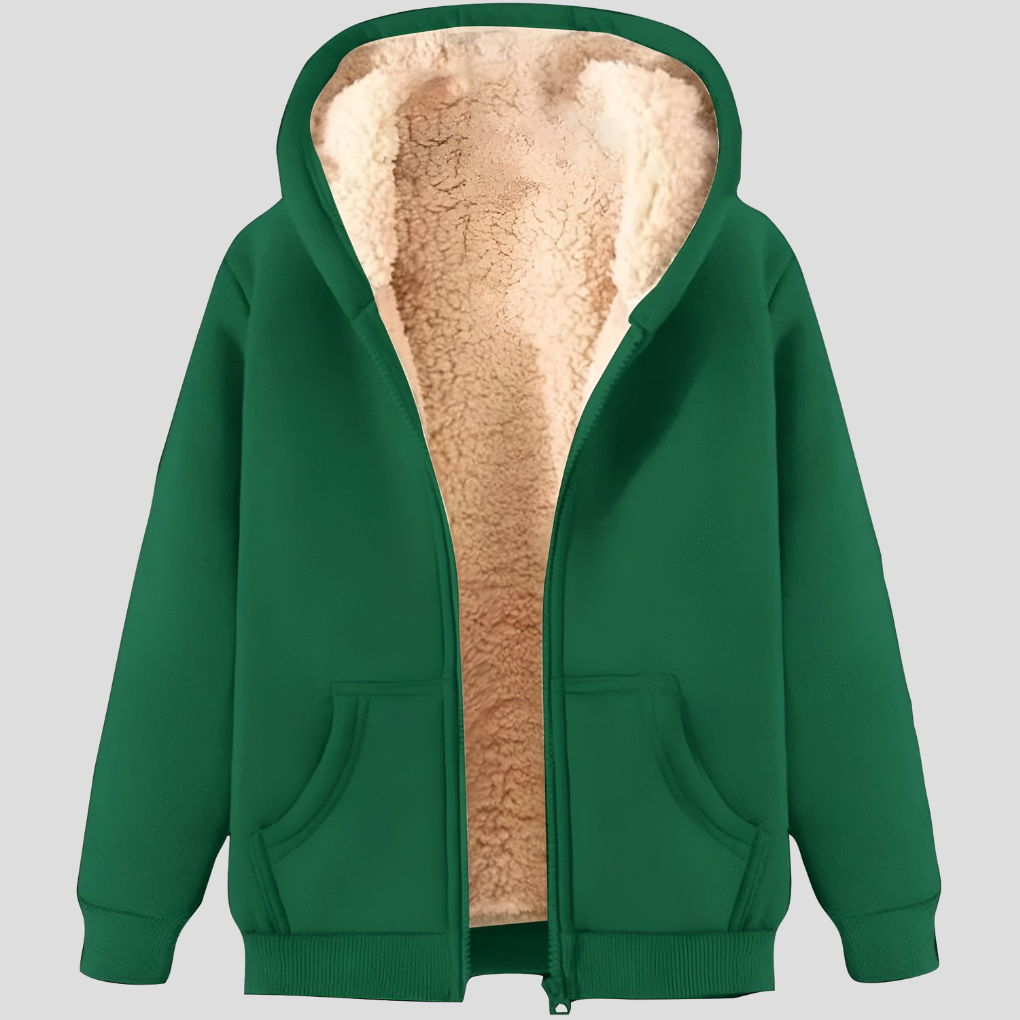 Manteau d'hiver à capuche pour hommes, doublé en polaire