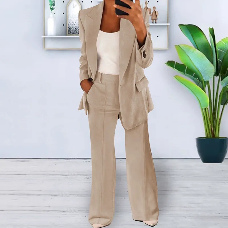 Vanessa | Blazer femme | Ensemble blazer confortable et chic | Tenue décontractée et habillée