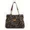 Sac fourre-tout à motif léopard