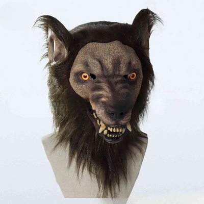 Lupinox Mask | Tête de loup en latex, lumineux et idéal pour Halloween