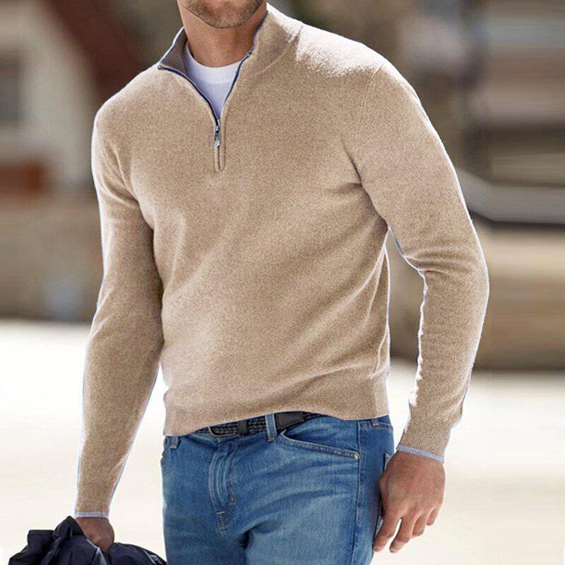 Pull-over zippé confortable pour hommes | Parfait pour toutes les saisons