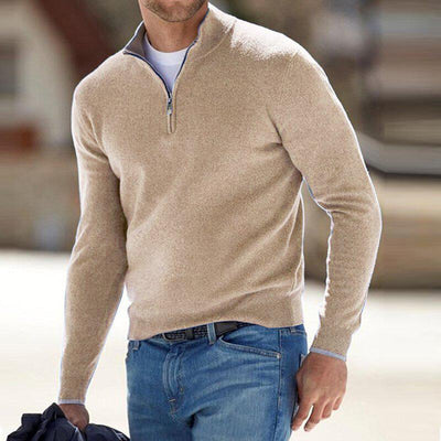 Pull-over zippé confortable pour hommes | Parfait pour toutes les saisons