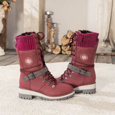 Bottes d'hiver avec doublure antidérapante et chaude