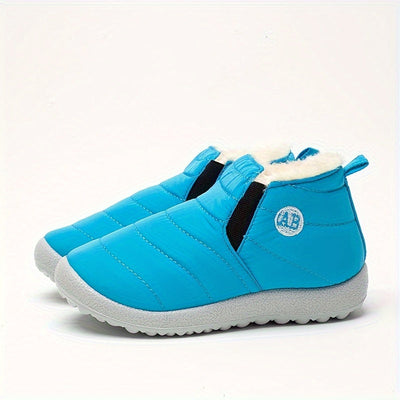 Bottines chaudes en laine polaire, antidérapantes et en peluche - Laice