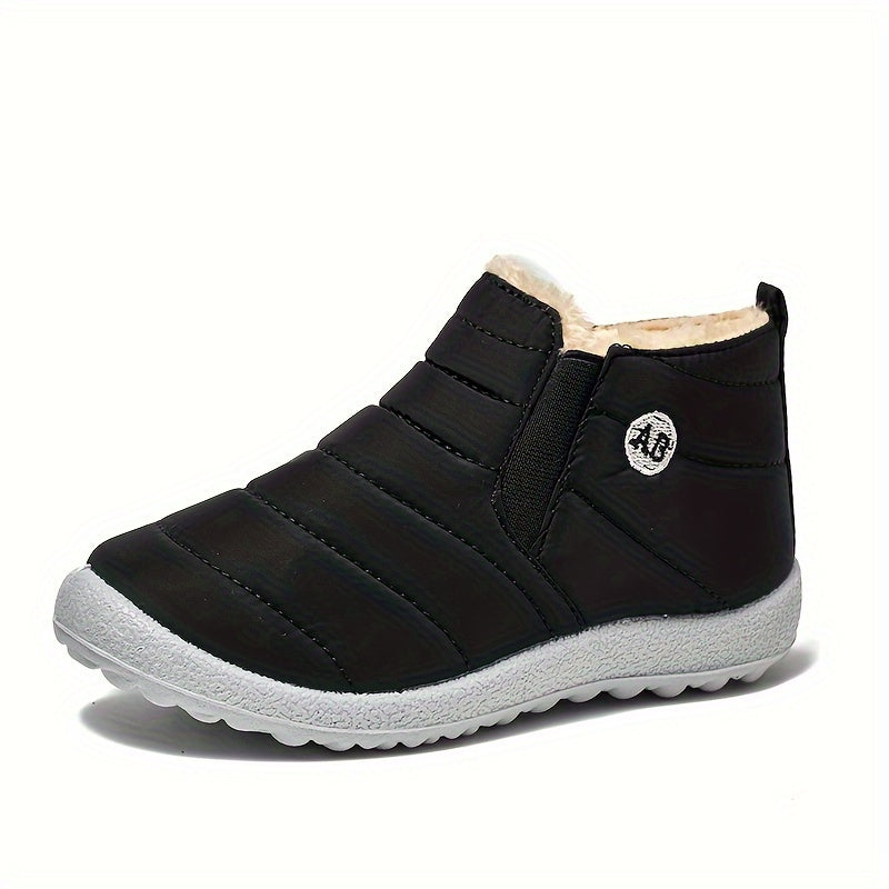 Bottines chaudes en laine polaire, antidérapantes et en peluche - Laice