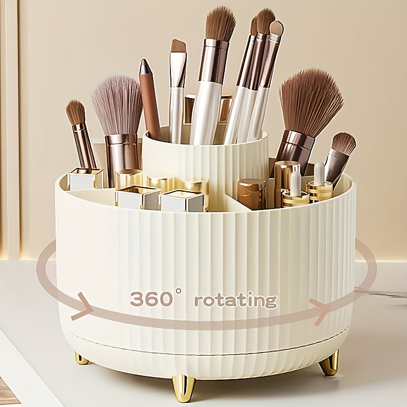 Organiseur pivotant à 360° pour cosmétiques et accessoires
