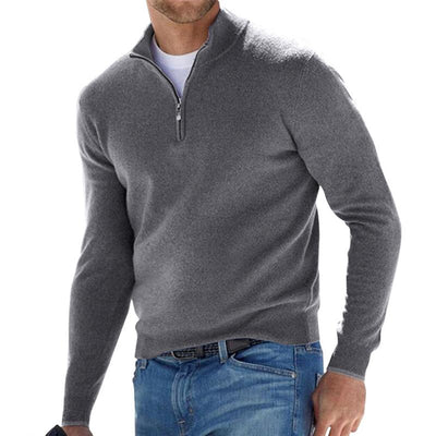 Pull-over zippé confortable pour hommes | Parfait pour toutes les saisons